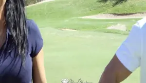 PURE MATURE Audrey Bitoni gets a hole in one with Johnny