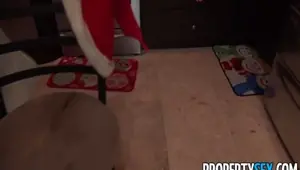 PROPERTY SEX Busty realtor works hard for her holiday bonus