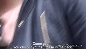 Teen banged in car in sex tape