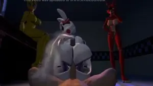 It gets Really Sexy here in Freddy Fazbears Chica's Place, Nikoletta