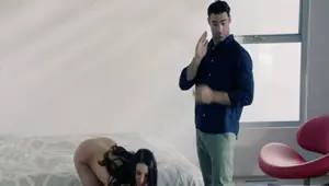 VIXEN Hot Busty Boss Sucks and Fucks Employees Cock