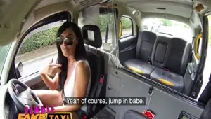 Female Fake Taxi Big tits Brit Ava Koxxx swallows dick balls on backseat Marcus London