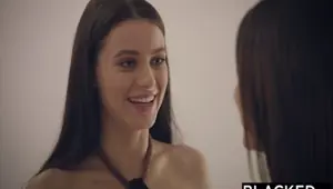 BLACKED Foursome Fuck with Two Hot Brunettes