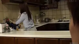 Big ass Japanese Mother in law makes son got seduced by her