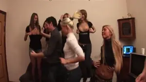 Naked disco turns into an orgy