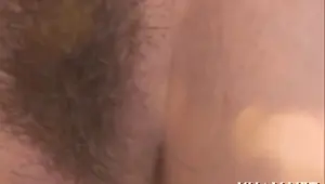 Hairy Asian pussy sucked and fucked video 2