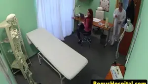 FAKEHUB Redhead euro patient sucking docs cock