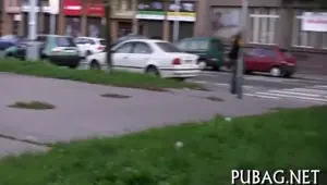 Delightful stripping session