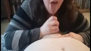 BBW MILF POV SLOPPY WET BJ SWALLOWS DELICIOUS CUM