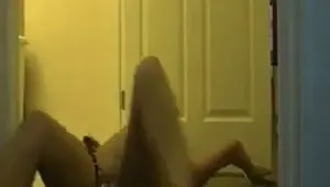 Sexy brunette teen shows her body on cam video 5