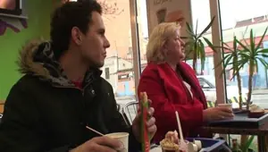 GRANNYBET Huge old grandma sucks and rides young dick