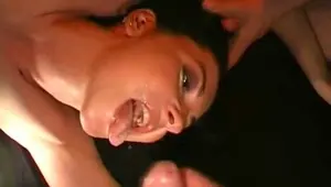 MEGA VIDEO PASS Brunette Bukkake Slut