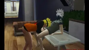 Naruto Hentai Kakashi Fucks Naruto and Cums in his back and ass Kim Triple X