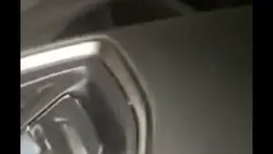 Step son hand slips into step mother panties while dad is out from the car