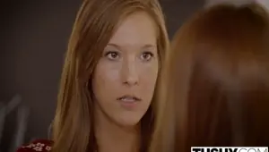 TUSHY First Double Penetration For Redhead Kimberly Brix