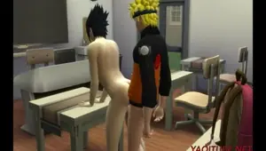 Naruto Yaoi Naruto Fucks and cums inside Sasuke in Classroom Kim Triple X