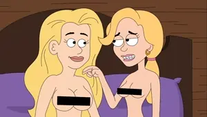 Brickleberry Ethel Anderson And Amber Kissing
