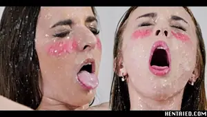 Real Life Hentai Four girls Masturbaing Viciously and Creampied real Good