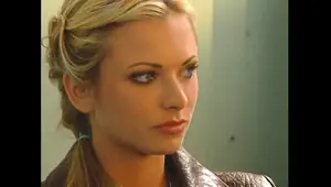 Stunning busty blonde slut gets her pussy screwed hard in the office