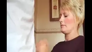 Handjob from mother