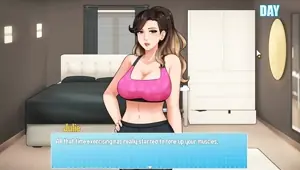 House Chores Beta 0.6.1 Part 12 Sexy Yoga MILF Workout by Loveskysan