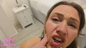 My tenant begged me not to cum inside her. She should have paid her rent!