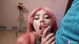 Karolina Geiman is a skinny anime slut who loves a fat dick in her tiny pussy