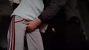 We fuck hot and passionately with clothes on Lesbian candys