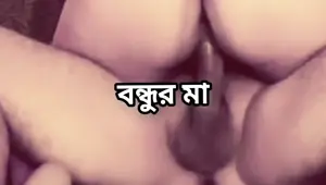 Bangladeshi big ass beautiful mature hot sexy Desi Shila aunty raiding hard sex with her hasband friend in bedroom