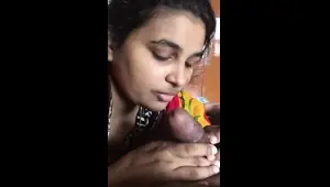 Desi Ladki sucking cock