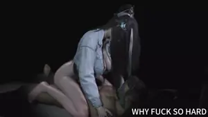 3D Sexy Asian Whore Sitting on the Big Cock