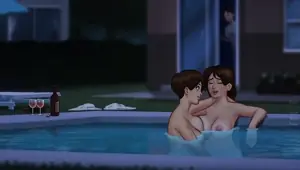 New hot aunty and Nebour hood anon make hot seen in summer time saga