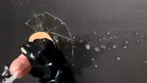 Massage Gun Edging Explosion SO Much Cum