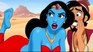 Porn Aladdin: Dirty Desire. Sexy Genie Fulfills Aladdin's Dirty Wish. Cartoon. Adult Sex Fairy Tale