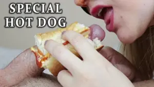 A cock finished in my special hotdog