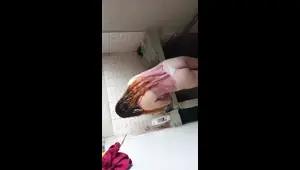 I record my sons wife while she bathes and then end up fucking her