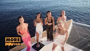 Awesome Bachelorette Foursome with Alexa Flexy, Lia Lin and May Thai