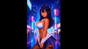 Vanessa Anime Sexy Stripping
