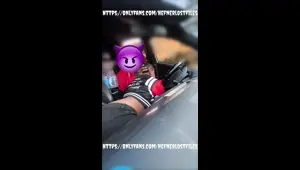 Big Lip Big Titties Suck Dick in the Car