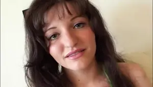 Amazing German teen with small boobs gets her holes pleased