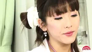 Ladyboy Nurse gets Covid vaccine and cums