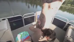 Sloppy Blowjob on the Boat