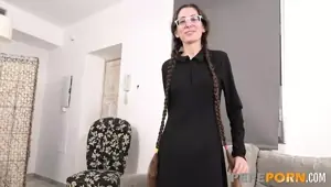 Petite LittleBio and her HARDEST CASTING: Ready for a gangbang?