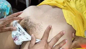 Stepbrother Rubs My Hot Indian Girl's Tight Virgin Pussy in Real Homemade!