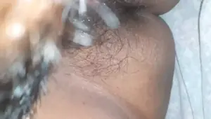 Sri Lanka New Sex Video Wet Hair Pussy Lady Blowjob Fingering Solo Big Black Cock Next Door Woman Fuck Working Boy part 1