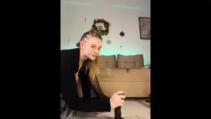 Double fucking with anal plug and vibrator