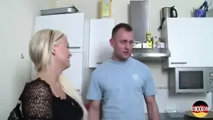 Hot German MILF Clapping Her Ass on a Hard Cock Dude