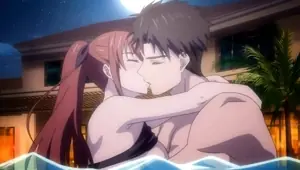 'Sweaty Bodies, Wet Holes' After the BBQ Party, Her Wet Pussy Got Fucked in the Pool Hentai Sex Eng Sub