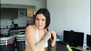 I fuck my slutty stepsister all over the house part 1 Melanie Caceres Milan the Garfield Spanish porn