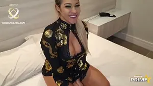 Hot blonde fucking blacks , Alex Lima , and friends taking a jet of cum in the face full on RED